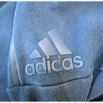 Adidas Jacket Large Teal Blue With Logo Full Zip Hoodie RN#88387 CA#40312 Flaws Photo 3