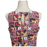 Kad Creations Sleeveless Midi Dress Made in Hawaii Red Blue Black Yellow Large Photo 4