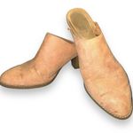 Old Navy Womens High Heeled Mule Bootie Slip On Faux Leather Suede Pink Size 7 Photo 1