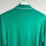 J Crew Factory Women’s soft knit pajama Top‎ in Deep Emerald Green NEW Size L Photo 4