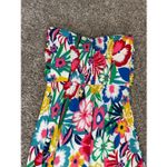 Boden Lilah Multiway Dress Size 6 Halter Strapless Smocked Back Colorful Floral Blue Photo 8