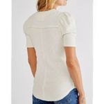 Free People WE THE | Cream Ivory Stretch Care Red Delicious Sunset Drive | Small Photo 2