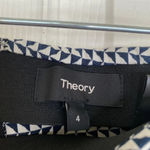 Theory Navalane Arlington Ankle Pants Ink and Ivory Size 4 Office Professional Photo 4