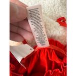 BP . Red Satin Crop Top Small | Adjustable Spaghetti Strap Cami Bralette Photo 4