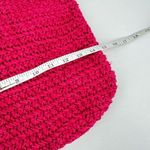 The Sak Women's Beaded Wrapped Handle knit Crochet Hobo Shoulder Bag Pink Small Photo 5