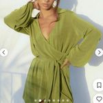 Princess Polly  long sleeve tie dress Photo 0