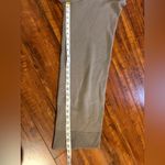 ZARA  Knit Wide Leg Pants Brown Fleece Textured Ribbed Hem Pull-On Lounge Small Photo 13