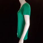 J.Crew  Green Short Sleeve Scoop Neck Tee Shirt (XS) Photo 3