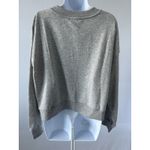 NWT! Favorite Daughter Pink Gray Cropped Sweatshirt Women's Sz L (b3) Size L Photo 2