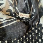 Forever 21 y2k black and white sheer patterned top/dress Photo 3