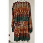 Ramy Brook Michaela Sequin Chevron Wrap Minidress Multicolor Plus Size 3 XL NWT Photo 11