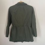 Ann Taylor LOFT linen blend jacket Cinch Waist pockets petites women’s size XXSP Photo 8