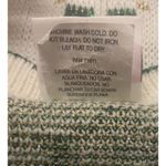 Holiday Time VTG Christmas Sweater S Mistletoe Glitter Ornaments Holiday Bow Gold Green Photo 6