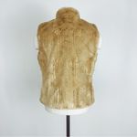 Loft Faux Fur Vest in Beige | Size S Photo 5