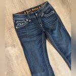 Rock Revival  Dark Wash Boot Cut Denim Blue Jeans Photo 3