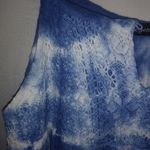 By Together  S Blue White Tie Dye Babydoll Top Photo 2