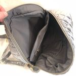 Bebe Danielle Velvet Pewter Silver Gray Fashion Backpack WBE07-124V Shoulder Bag Photo 4