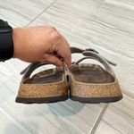 Betula Birkenstock Mayari Leather Strap Sandals in‎ Silver Brown Summer Size 7 Photo 6