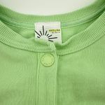 Aerie OFFLINE by  Cropped Sweatshirt Snap Pullover Top Thumb Hole Medium‎ Lime Photo 3