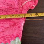 Bob Easy short sleeve vneck art deco XL pink white palm tree bungalow Pink Photo 4