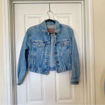 Liz Claiborne Vintage  Light Wash Blue Jean Denim Jacket Size Small Photo 5