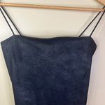 Abercrombie & Fitch  Faux Leather‎ Bodysuit Black Size Small Goth Soft AF Photo 1