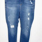 Torrid  Sky High Skinny Distressed Blue Jeans 16R Photo 0