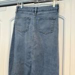 Sincerely Jules High Slit‎ Denim Maxi Skirt Size 1/25 Blue Photo 4