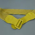 Unbranded lime green belt 38 inches stretchy knit Photo 0