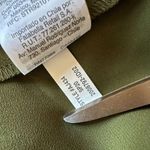 J.Crew NEW  Olive Green V-Neck Sleeveless Blouse Medium | Boxy Relaxed Draped Top Photo 6