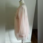 Gossard Artemis Pink Peignoir Chiffon Nightgown And Robe Set Size Small Vintage Photo 4
