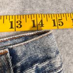 Forenza Vintage 80s Acid Wash Denim Skirt Size 14. High-Waisted Knee Length Photo 9