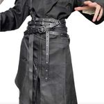 Mens Women’s Unisex Wrap around Renaissance Belt Black Photo 1