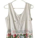 Vintage Allison Rose By Dragon Fly Cabbage Rose Lace Eyelet Romper size medium Pink Photo 1