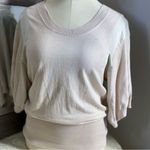BCBGirls  Soft Cream Short Sleeve Top Photo 4