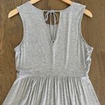 Old Navy Sleeveless Fit & Flare Jersey Knit Dress in Heather Grey Size Medium Photo 5