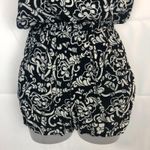5th & Love Floral Ruffle Strapless Romper Size S Blue Photo 8