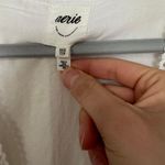 Aerie Rock N Ruffle White Dress Photo 2