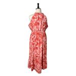 Nine West  Midi Dress High Neck Elastic Waist Hi Low Pink Camo Plus Women’s 2XL Photo 3