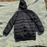 Forever 21  long black puffer winter jacket sweatshirt lined 
Women’s M medium Photo 1