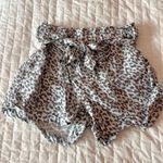 Aerie Cheetah Print Paper Bag Shorts Size XS Photo 0