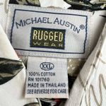 Michael Austin Rugged Wear Tropical & Vintage Car Button Up Shirt Multiple Size XXL Photo 3