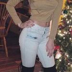 Yoins Tan Crop Top Photo 5