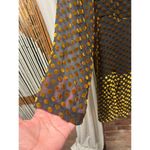 Women’s Chris By Christopher Bu Velvet Silk Polka dot Cocktail Formal Dress Black Size L Photo 6