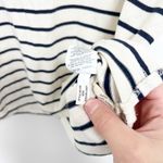 Madewell  White Navy Blue Striped Tank Top Sz S Photo 3