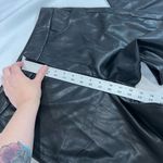 Mango Black Faux Leather Pants Sz 6 Women’s Photo 7