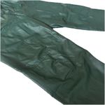 LORD & TAYLOR Women Green Straight Soft Genuine 100% Leather Pants VTG Sz 16 Black Photo 6