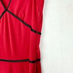 EXPRESS  Vintage Y2K Babydoll Midi Dress Size Small 3/4 Red ALT Gilmore Girls Photo 4