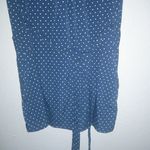 Oh! Mamma XL Short Sleeved Polka Dot Navy Maternity Top New! Blue Size undefined Photo 1