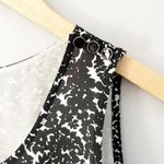 J.Crew 100% Silk Layered Sleeveless Blouse Shirt Black White Floral Size 2 Photo 6